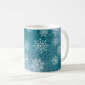 雪の結晶 コーヒーマグカップ (正面右)