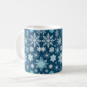 雪の結晶 コーヒーマグ コーヒーマグカップ (正面左)