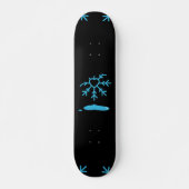 雪の結晶 スケートボード (正面)