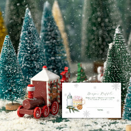 雪の結晶 スマッシュクッキー おむつくじ 赤ちゃん歓迎会 エンクロージャーカード