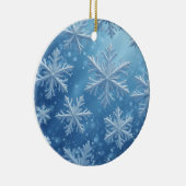 雪の結晶 セラミックオーナメント (右)