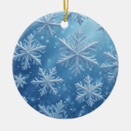 雪の結晶 セラミックオーナメント