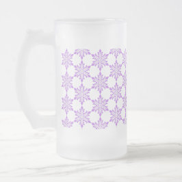 雪の結晶 フロストグラスビールジョッキ