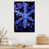 雪の結晶 ポスター (キッチン)