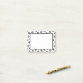 雪の結晶 ポストイット (デスク上)