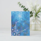 雪の結晶 ポストカード (スタンド正面)