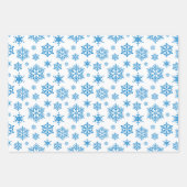 雪の結晶 ラッピングペーパーシート (正面)