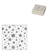 雪の結晶 ラバースタンプ (押印)