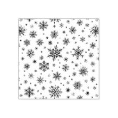 雪の結晶 ラバースタンプ (インプリント)