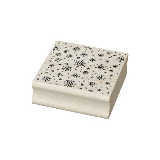 雪の結晶 ラバースタンプ (スタンプ)