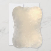 雪の結晶、リボン、松の木の猫たちによるクリスマスパーティー 招待状 (裏面)