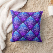 雪の結晶/冬の夜/マイアミ クッション (ブランケット)