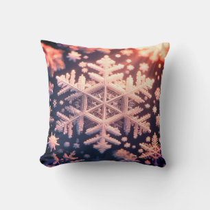 雪の結晶 / 厚い結晶 / 光線 / サングリア クッション