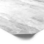 「雪の結晶」白黒抽象芸術 ポスター (角)