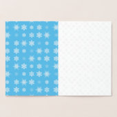 雪の結晶 箔カード (内部)