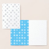 雪の結晶 箔カード (ディスプレー)