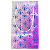 雪の結晶（紫） スモールペーパーバッグ (正面)