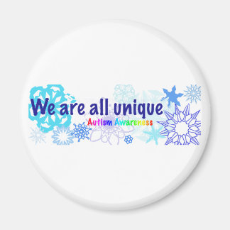 雪の結晶_自閉 マグネット