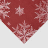 雪の結晶 赤い クリスマス ホリデー 薄葉紙 (詳細)