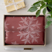 雪の結晶 赤い クリスマス ホリデー 薄葉紙 (ギフト)