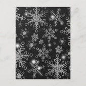 雪の結晶 8 ポストカード (正面)