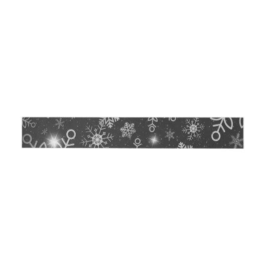 雪の結晶 8 ラップアラウンドラベル (単一)