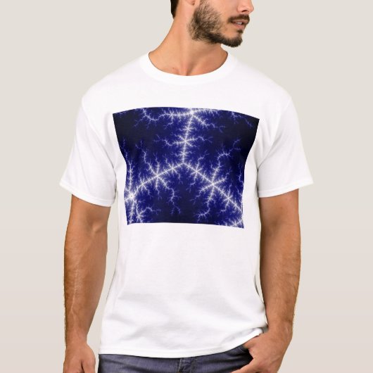 雪の結晶Tシャツ Tシャツ (正面)