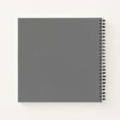雪の絵を描中の湾と馬 ノートブック (裏面)