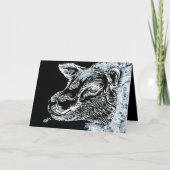 雪の羊 シーズンカード (正面)