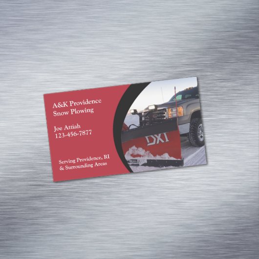 雪の耕作 マグネット名刺 (インサイチュ)