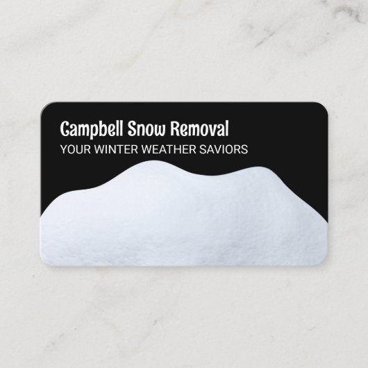 雪の耕作 名刺 (正面)