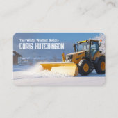 雪の耕作 名刺 (正面)