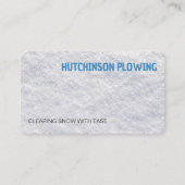 雪の耕作 名刺 (正面)