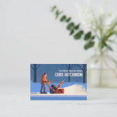 雪の耕作 名刺 (スタンド正面)