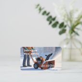 雪の耕作 名刺 (スタンド正面)