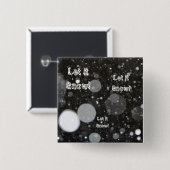 雪の背景で雪を降らせる 缶バッジ (正面&裏面)