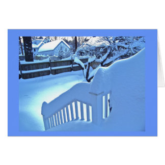 雪の背部柵