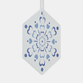 雪の胸 ガラスオーナメント (正面右)