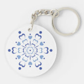 雪の胸 キーホルダー (裏面)