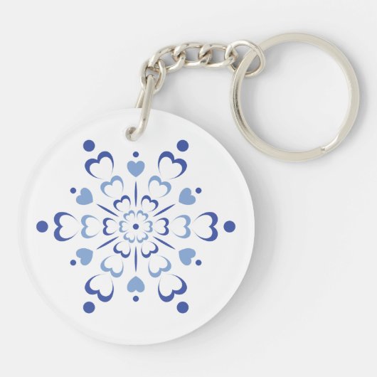 雪の胸 キーホルダー (裏面)