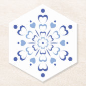 雪の胸 ペーパーコースター (正面)