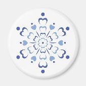 雪の胸 マグネット (正面)