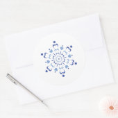 雪の胸 ラウンドシール (封筒)