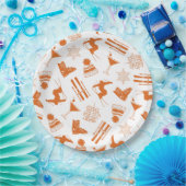 雪の良いバチェロレッテ ペーパープレート (パーティー)