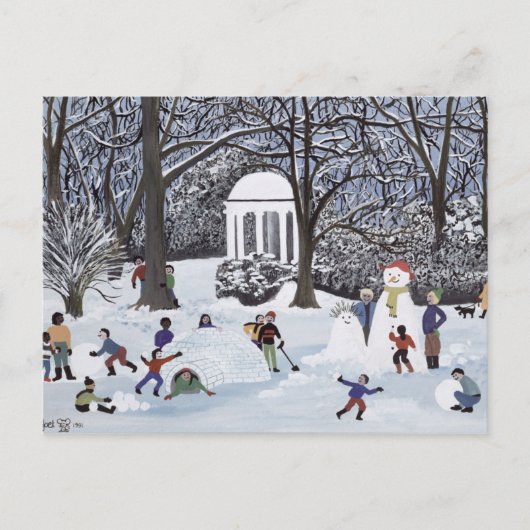 雪の花 ポストカード (正面)