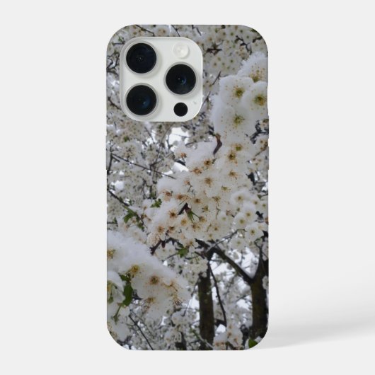 雪の花 iPhoneケース (裏面)