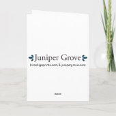 雪の芸者-挨拶状 シーズンカード (裏面)