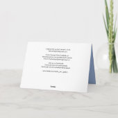 雪の芸術カードの少し赤い家 シーズンカード (裏面)