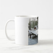 雪の荷車 コーヒーマグカップ (左)