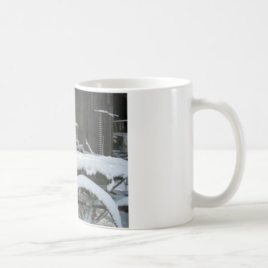 雪の荷車 コーヒーマグカップ (右)